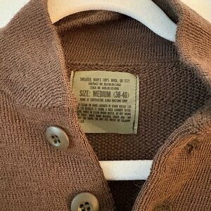 Retro Military Sweater